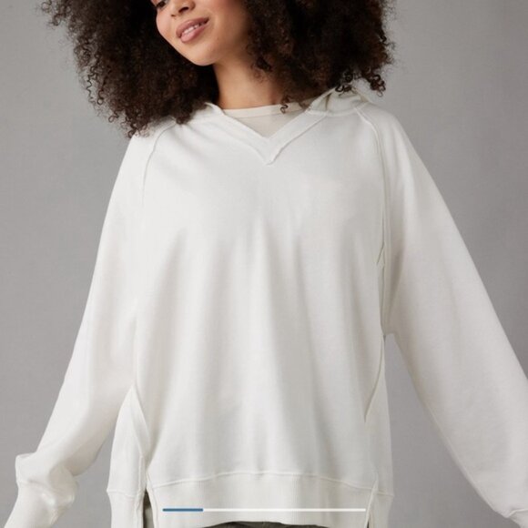 AE Big Hug Oversized Notch Neck Hoodie - Picture 3 of 4